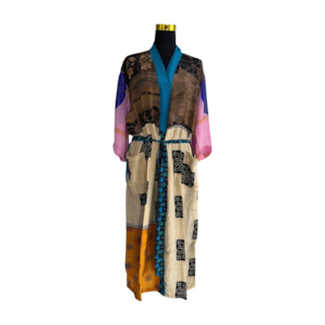 Silk Patchwork Kimono #41