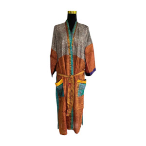 Silk Patchwork Kimono #37