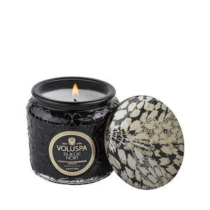 Voluspa Candle - Suede Noir Petite Jar