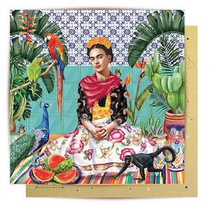 Greeting Card - Frida in Paradise