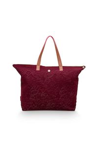 Pip Studio Quiltey Days Tote Bag - Red