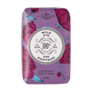 La Chatelaine Luxury Wrapped Soap Wild Fig 200g