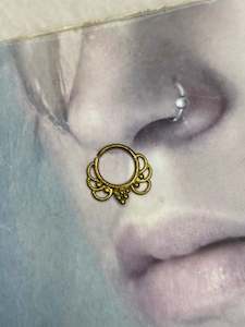 Gold septum ring