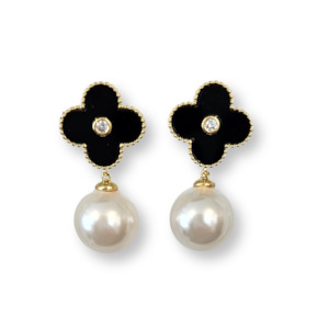 Pearl Drop Earring - Gold