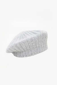 Hats: Antler Sylvie Beanie Beret - Grey Marle