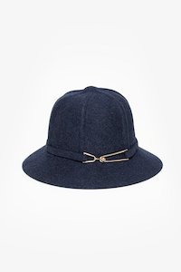 Antler Trench Hat - Navy