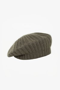 Antler Sylvie Beanie Beret - Khaki