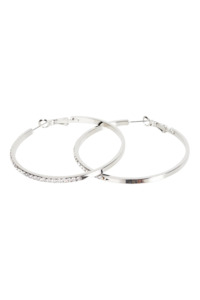 eb&ive Lujo Hoop Earring - Silver