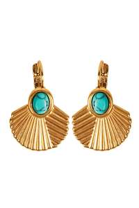 Isle Of Mine Sabine Earring - Gold Shell