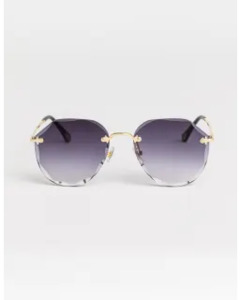 Stella + Gemma Sunglasses Crystal - Grey