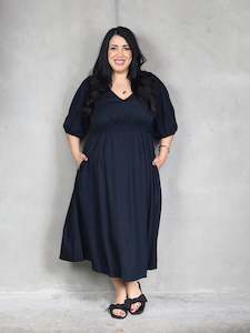 Molly Dress - Navy