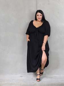 Zoe Dress Short Sleeve - Black