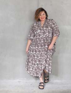 Boho: Delilah Dress - Chocolate Marigold