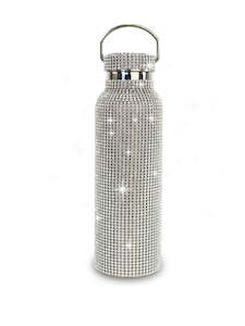 Home Living: IOco Diamante Water Bottle - Silver