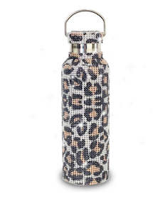 Home Living: IOco Diamante Water Bottle - Leopard