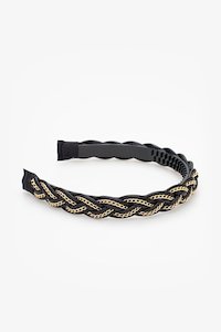 Antler Chain Headband - Black