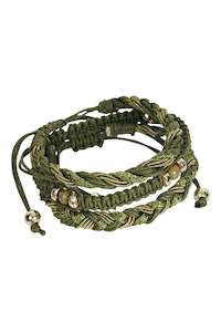 Isle Of Mine Nouveau Bracelet Set- Olive