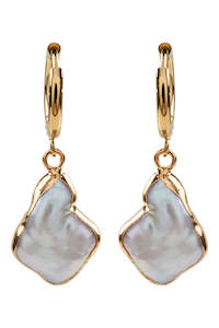 eb&ive Heritage earring - Square Stone