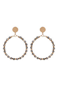 eb&ive Indulge Earring - Gold Hoop