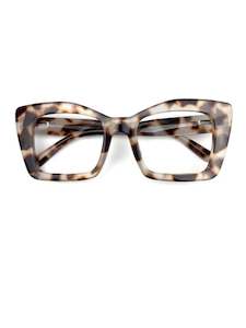 Reading Anti Blue Light Glasses: Captivated Eyewear Glasses Cleo - Tortoise Shell