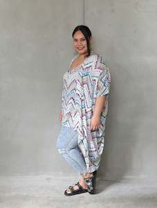 Under 30: Kindred Kimono - Neon Aztec