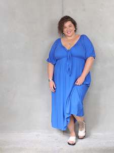 Zoe Dress - Electric Blue