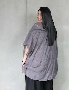 Under 70: Fleur Cape - Graphite