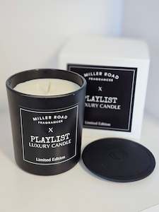 Miller Road x Isla-Maree Black Luxury Candle - PLAYLIST