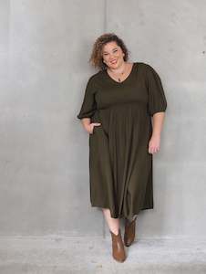 Best Sellers: Molly Dress - Army