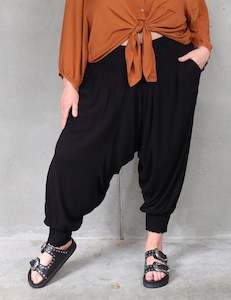 Morocco Pants - Black Crinkle