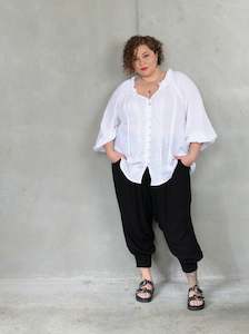 Artisan Range: Farrah Blouse - White