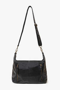 The Bold And The Beautiful: Antler Harley Leather Bag - Black