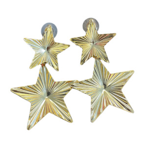 Falling Star Earring - Gold