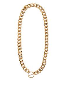 eb&ive Meta Chain Necklace - Gold