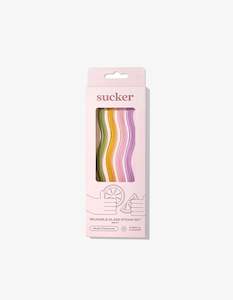 Sucker Reusable Straw Wavy