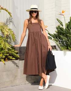 Sills Gabriel Dress Chocolate