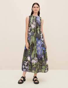 Womenswear: Kowtow Mosaic Dress Delphinium