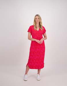 Briarwood Taylor Dress Pink/Red Floral