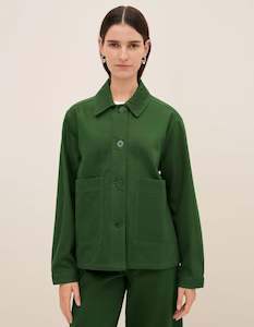 Womenswear: Kowtow Felix Jacket Green Denim