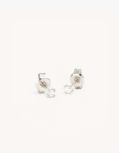 By Charlotte Pure Light Stud Earrings Silver