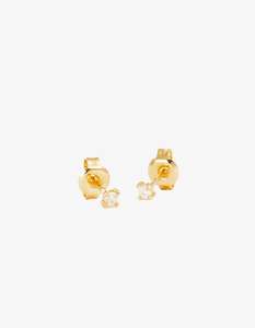 By Charlotte Pure Light Stud Earrings Gold