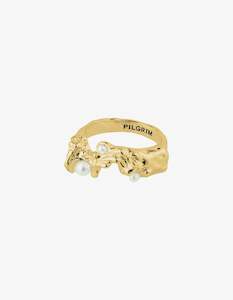 Pilgrim Raelynn Recycled Ring Gold Plated