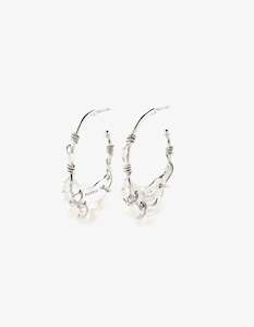 Pilgrim Focus Earrings Silver