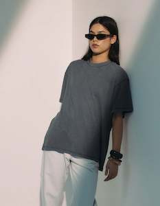 Womenswear: Commoners Hemp Boy Tee Vintage Stormy