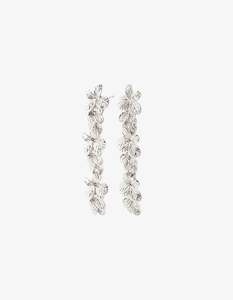 Pilgrim Charmaine Recycled Hoop Earrings - Silver Plated