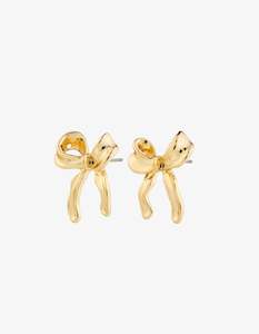 Womenswear: Pilgrim Cassian Recycled Earrings - Gold Plated