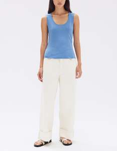 Womenswear: Assembly Label Penelope Jersey Tank Bahama