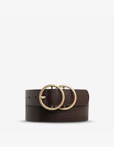 Womenswear: Status Anxiety Mislaid Belt Choc / Gold