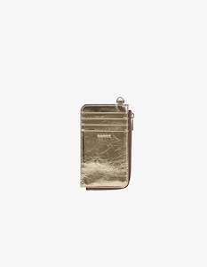 Womenswear: Saben Winona Card Holder Gold Crinkle