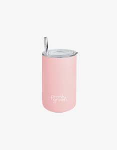 Frank Green Iced Coffee Cup With Straw Blushed